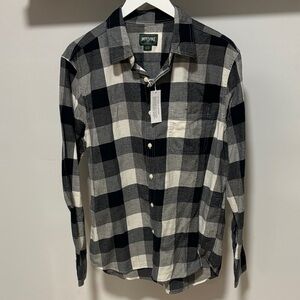 Men’s American Eagle cotton plaid button up.